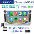 Android 13 Für Opel Zafira B Corsa C Astra H Autoradio 32G KAM DAB GPS NAVI WIFI