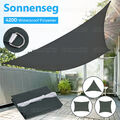 Sonnensegel WASSERDICHT Sonnenschutz Windschutz UV-Schutz Garten Terrasse