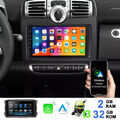 32GB Android 13.0 Apple Carplay Autoradio Für Smart Fortwo 451 2005-2010 GPS RDS