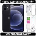 Apple iPhone 12 - 64 128 256 GB - Schwarz Grau - 100% Batterie - XXL Starterset