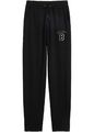 Neu Jogginghose aus elastischen Baumwoll-Mix Gr. 152/158 Schwarz Jungen Pants