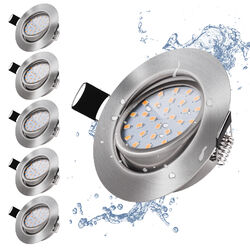 6x LED Einbau Strahler 5W Einbauleuchten Decken Leuchte Set Einbau Spot 230V