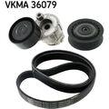 SKF VKMA 36079 Keilrippenriemensatz für RENAULT DACIA LADA KANGOO MEGANE CLIO