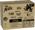 FELIX So gut wie  Senior Katzen nassfutter  in Gelee, Sorten-Mix, 120 x 85g