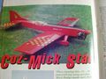 ORIGINAL VINTAGE MODELL FLUGZEUG PRO PLAN COZ MICK STAR NIEDRIGER FLÜGEL 1995 49" SPANIERWEITE