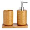 Badezimmer Set Firkanter aus Keramik Bambus Camel [3 pcs]