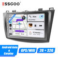 Carplay 2+32G Android 13 Autoradio GPS NAV WIFI RDS FM Für Mazda 3 BL 2010-2013