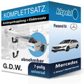 G.D.W. Anhängekupplung abnehmbar und E-Satz für Mercedes C T-Modell 14-18 AHK