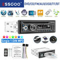 Single DIN Autoradio CD DVD Player Bluetooth Freisprech MP3 USB FM AUX 7 Farben