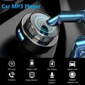 Auto FM Transmitter Wireless Bluetooth 5.0 MP3 Player Radio 2 USB Adapter