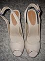 Verkaufe ungetragene Peeptoe von Tommy Hilfiger Gr. 41 in beige mit Fehler