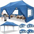 3x6/3x3m Pavillon Faltpavillon Wasserdicht Gartenpavillon Pavillon Gartenzelt