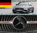 Für Mercedes Benz 2005-2014 W204 Vito W447 grill Logo Schwarz Stern Emblem 185mm