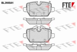 FTE Bremsbelagsatz Scheibenbremse 9010899 für MINI COUNTRYMAN R60 PACEMAN R61