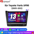 Android 13 10.1" Autoradio Für Toyota Yaris XP90 2005-2012 GPS Carplay WIFI DAB+