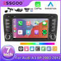 32G Android 13 GPS DVR KAM BT Für Audi A3 S3 RS3 8P1 7'' Apple Carplay Autoradio