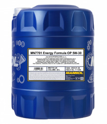 20 Liter MANNOL ENERGY 5W-30 FORMULA OP Motoröl API SN Plus ACEA C3 C2