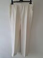 Damen Hose TREVIRA von Peter Hahn  Gr  23  Beige Weiß Viscose 