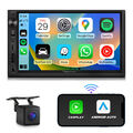 7 Zoll QLED Touchscreen Doppel 2 DIN Autoradio wireless Android Auto CarPlay RDS