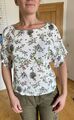 Feminine Bluse von Esprit mit zarten Blümchen aus Viskose Gr 36 NEU