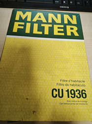 CU 1936 Innenraumfilter MANN-FILTER 4011558540203