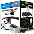 Anhängerkupplung BRINK abnehmbar für MERCEDES GLK +E-Satz Set NEU