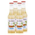 Monin Haselnuss Light Sirup 250 ml - Für Cocktail und Kaffee (4er Pack)