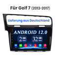 10.1'' Android 12 Autoradio SWC WIFI DSP GPS Navi für VW Golf VII MK7 2012-2017