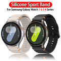 Silikon Armband Für Samsung Galaxy Watch FE 4 Classic 42/46mm 5 Pro 6 7 40 44mm