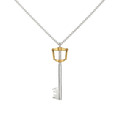 U-TREASURE Kingdom Hearts Keyblade Kingdom Kette Halskette Silber KH020001520...