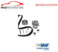 ZAHNRIEMEN-SATZ KIT SET + WASSERPUMPE GRAF KP980-1 P FÜR AUDI A4,A3,TT,A6,B7 2L