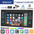 Für Ford Transit Focus S C Max Mondeo DAB+ 64G Android 13 Autoradio Carplay Navi