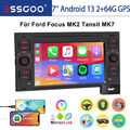 64G Android 13 Autoradio Carplay GPS Navi DAB+ Für Ford Focus C Max Transit Kuga