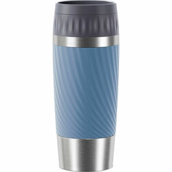 EMSA Travel Mug EASY TWIST Isolierbecher Thermobecher 360ml Aqua Auslaufsicher