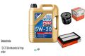 MAHLE Inspektionspaket 5 L Liqui Moly Longlife III 5W-30 für Nissan Qashqai II