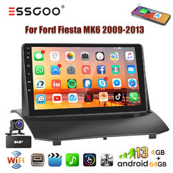 9" Autoradio For Ford Fiesta MK6 2009-2013 Carplay GPS Nav Android 13 4+64G DAB