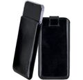 Suncase Hülle Handy Tasche Leder in Schwarz + Silikon Case für iPhone 12 Pro Max