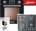 Kaiser Gas Herd Set Gas Backofen Einbau 79L Gaskochfeld Kaiser KCG6383 Herd 60cm