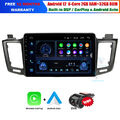 Autoradio Android CarPlay Für Toyota RAV4 2013-2018 GPS Navi DAB+ RDS Wifi +DVR