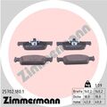 Bremsbelagsatz Scheibenbremse ZIMMERMANN 25702.180.1 für DACIA RENAULT SMART MCV