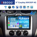 Android 13 Autoradio DAB+ 4G 6+128GB Für Ford Transit MK7 Focus MK2 Fiesta S-Max