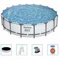  Steel Pro MAX Swimming Pool Set 549x122cm Schwimmbecken Schwimmbad Bestway