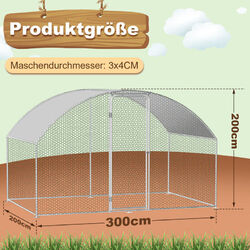 Hühnerstall Wasserdicht Tiergehege Geflügelstall Kuppeldach Hühnerhaus