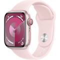 Apple Watch Series 9 4G 41mm Aluminium Rosé Sportarmband Hellrosa S/M - NEU