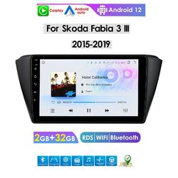 32G Für Skoda Fabia 2015-2019 Android 13 Autoradio mit GPS Navi DAB+ BT Carplay