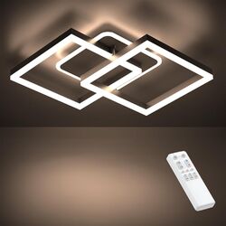 LED Design Deckenleuchte Dimmbar Fernbedienung 40W Wohnzimmer modern Deckenlampe