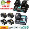 14,4V-18V Akku Für Makita BL1815N BL1850B BL1415N LXT LED 5,0Ah 9,0Ah