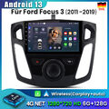 8-Kern Für Ford Focus III 2011-2019 Autoradio Android 13 GPS Navi CarPlay 6+128G