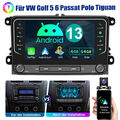 4+64GB Android 13 Autoradio CarPlay GPS Navi für VW Golf 5 6 Touran Passat Polo