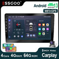 Android 13 Apple Carplay 64G 9 Zoll Autoradio GPS Navigation 2DIN BT Wifi Kamera